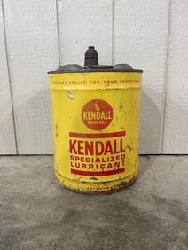 Kendall Motor Oil Lubricant Can
