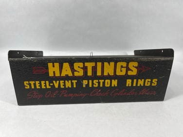 Hastings Steel Vent Piston RIngs Counter Display