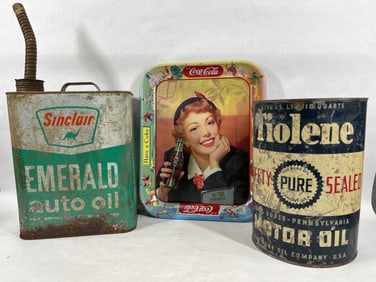 Sinclair, Pure, and Coke Tray