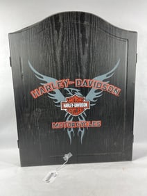 Harley Davidson Cabinet Dart Board