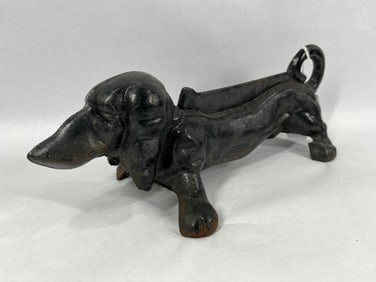 Dachshund Cast Iron Boot Scraper