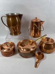 5 Piece Copper Cookware