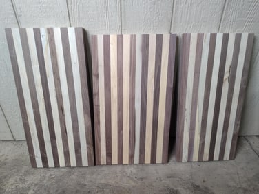 Striped Walnut Cutting Boards