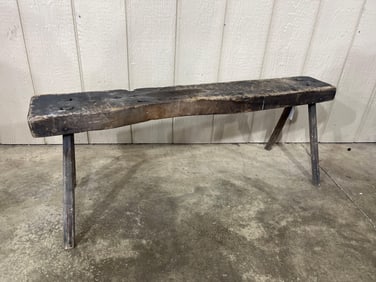 Peg Style Barwood Bench