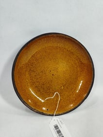 Redware shallow bowl or plate