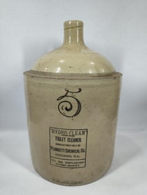 Plunkett Chemical Co. 5gal stoneware jug