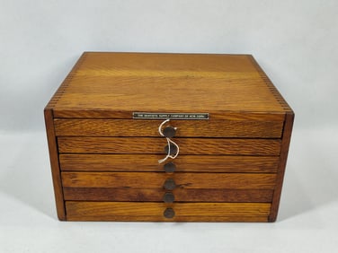The Dentists Supply Co. of New York 6-drw dovetailed cabinet