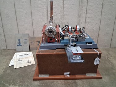 Awesome Wilesco D-32 EL Steam Engine