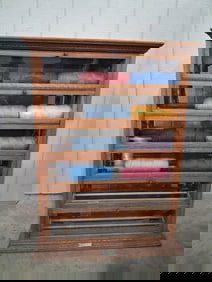 A.N. Russell & Sons Country Store Oak Ribbon cabinet