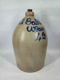 Evan R. Jones 5gal stoneware jug