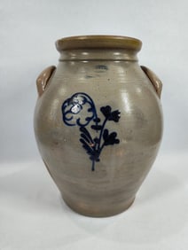 A.E. Smith & Sons Decorated 4-gal stoneware jar