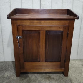 Nice Black Walnut single door cupboard