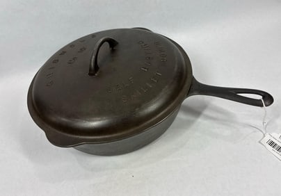 Griswold #10 deep skillet with Self Basting Cover