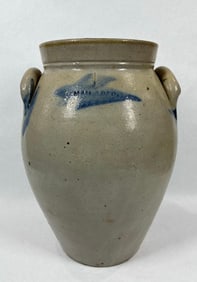 L.M. Mead & Co. 4gal stoneware storage jar