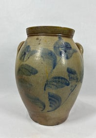 T. Keed decorated 3-gal stoneware jar