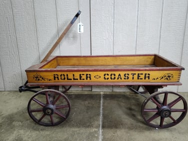 Dovetailed Roller Coaster Wagon w/brakes