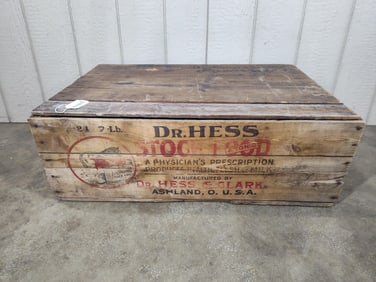 Dr.Hess Stock Food Ashland, OH shipping box