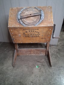 R.W. Fenner Octagonal Tumbling Butter Churn