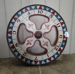 Early 2 sided Carnival Gaming Wheel