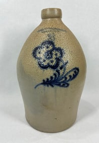 A.O. Whittemore decorated 2gal stoneware jug
