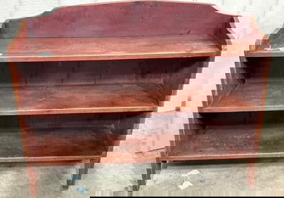 Excellent primitive bucket bench/shelf