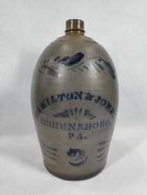 Great Hamilton & Jones 2gal stoneware jug