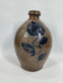 T. Reed decorated 1gal stoneware jug