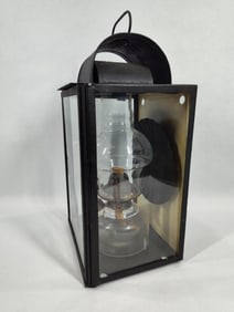 Fantastic Early 19th c kerosene lamp