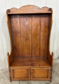 Great early Hard Pine Settle Bench