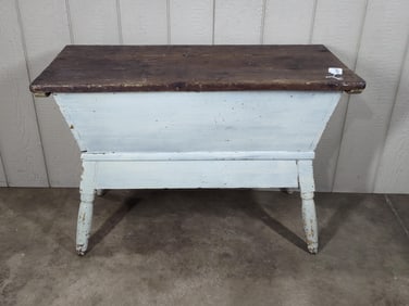 Primitive Floor Model Dovetailed Dough Box