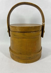 Small Mustard firkin bucket