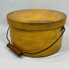 19th century Mustard Pantry Box w/Bail handle