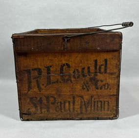 R.L. Gould & Co. Egg Carrier w/Bail handle