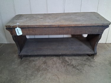 Small primitive bench
