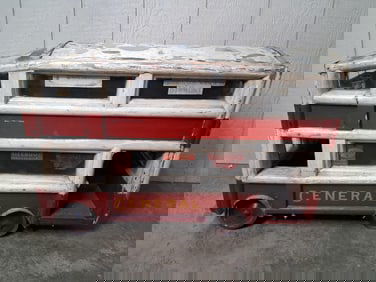 Early Folk-Art Double Deck City Bus