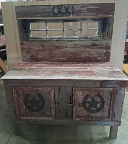 Rustic Farmhouse Style Coffee Buffet/Garden Bench