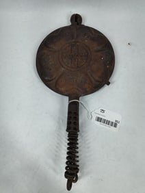 Griswold Heart & Star waffle iron (No base)