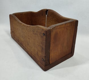 Early primitive candle wall box