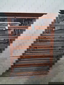 A.N. Russell & Sons Co Country Store Oak Ribbon cabinet