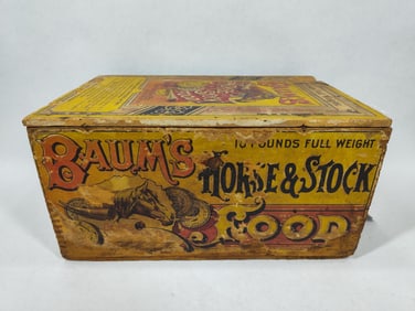 Baum's Horse & Stock Food box