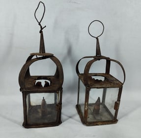 Pair of early miniature Lanterns