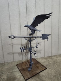 Cast metal Eagle weathervane