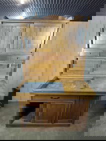 Hoosier Style 3pc Drysink/Baker's Cabinet