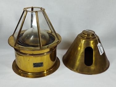 Kelvin & Wilfrid O. White Co. brass Nautical compass