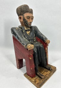 Great early Carved Folk Art of Abraham Lincoln
