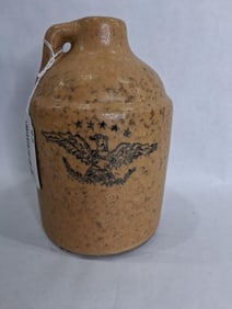 Small Stoneware Jug w/ American Eagle