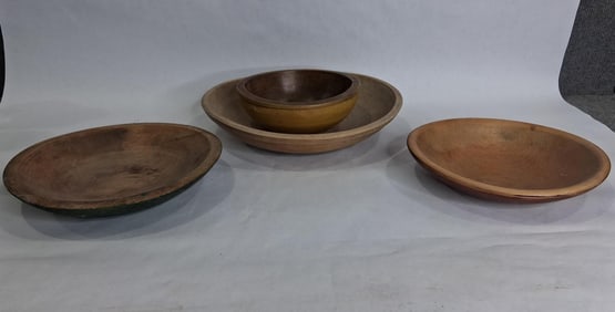 4- Wooden bowls
