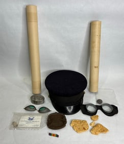 1864 Honorable Service Certificate w/Abe Lincoln signature & early ephemera