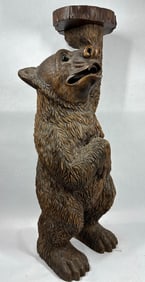 Carved Bear side table