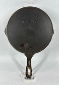 Wapak Duo Chrome #6 cast iron skillet